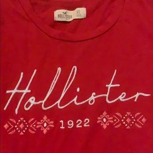 Hollister Tops - Red tee-shirt :brand Hollister Hollister Tops - Red tee-shirt :brand Hollister